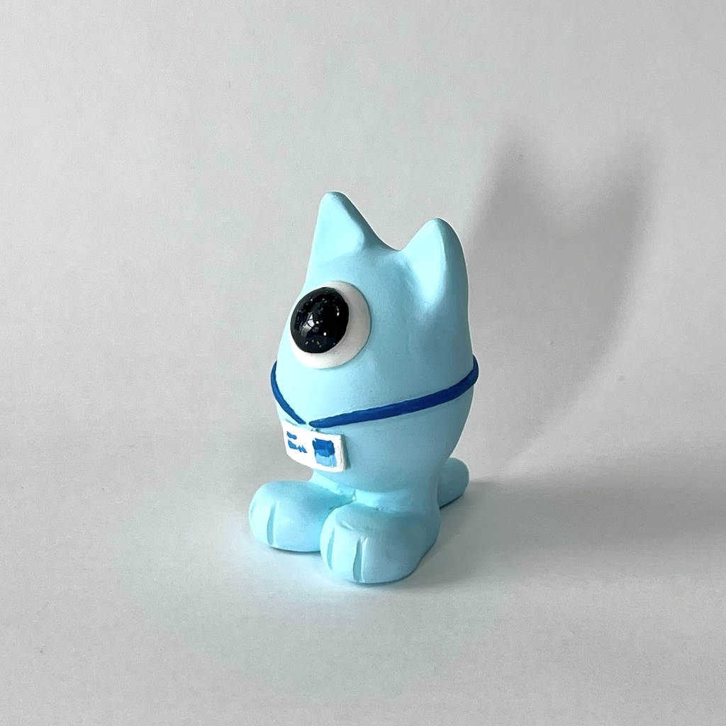 しゃもんず〈めめ〉レジンフィギュア(ブルー)