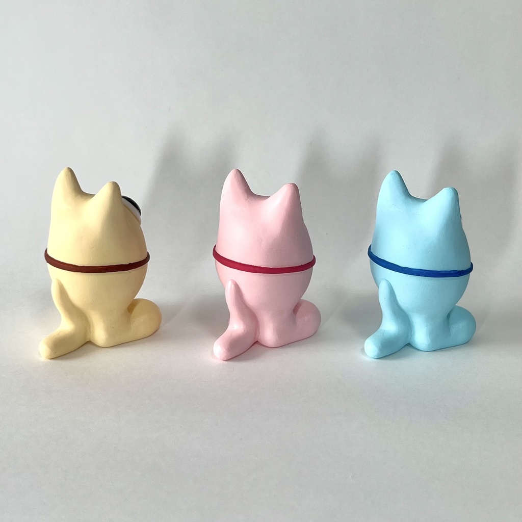 しゃもんず〈めめ〉レジンフィギュア(ブルー)