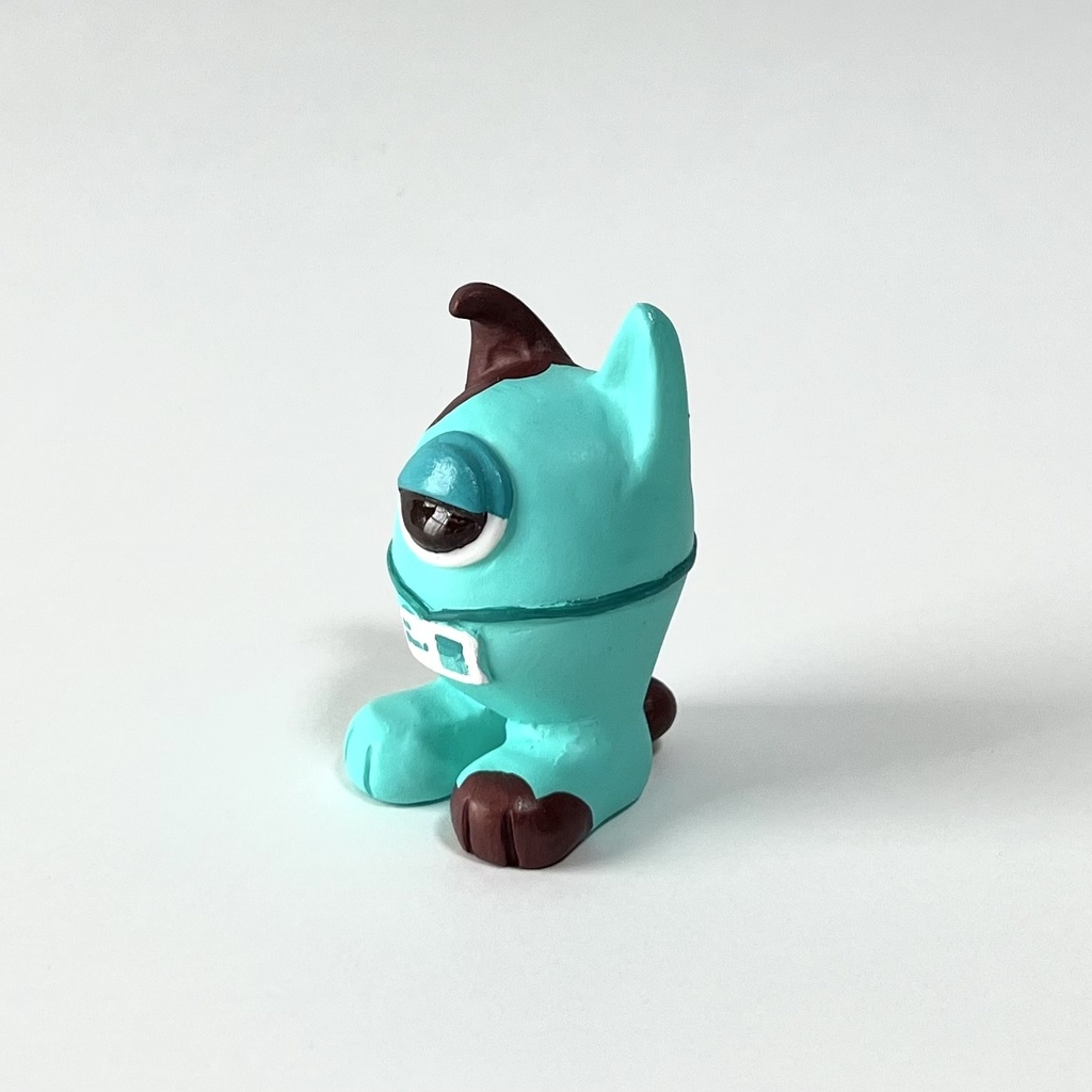 しゃもんず〈はんめ〉レジンフィギュア(チョコミント)