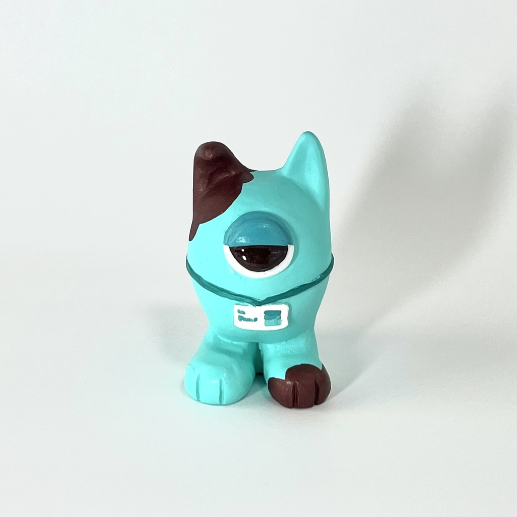 しゃもんず〈はんめ〉レジンフィギュア(チョコミント)