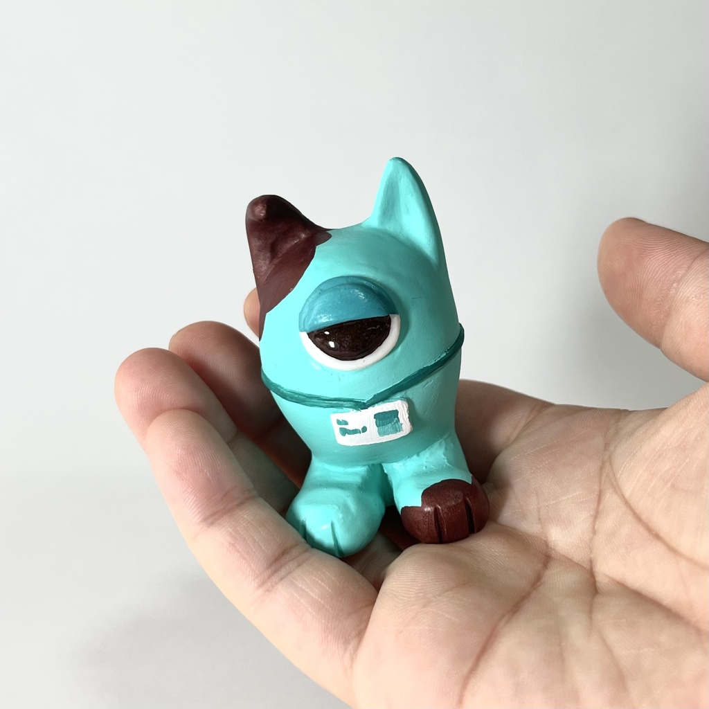 しゃもんず〈はんめ〉レジンフィギュア(チョコミント)