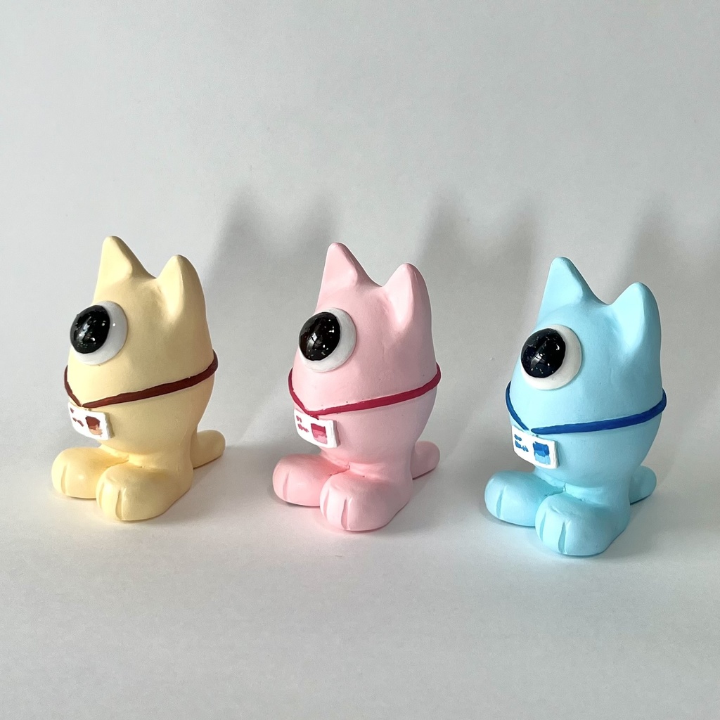 しゃもんず〈めめ〉レジンフィギュア(ピンク)