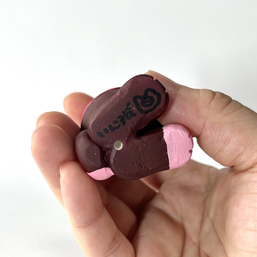 しゃもんず〈はんめ〉レジンフィギュア(いちごチョコ)