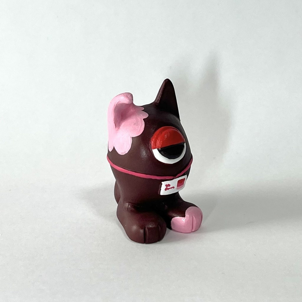 しゃもんず〈はんめ〉レジンフィギュア(いちごチョコ)