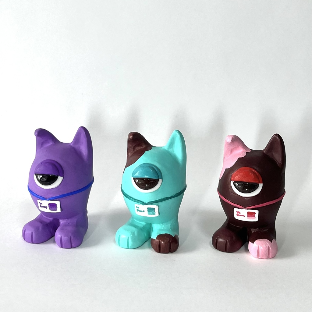 しゃもんず〈はんめ〉レジンフィギュア(いちごチョコ)