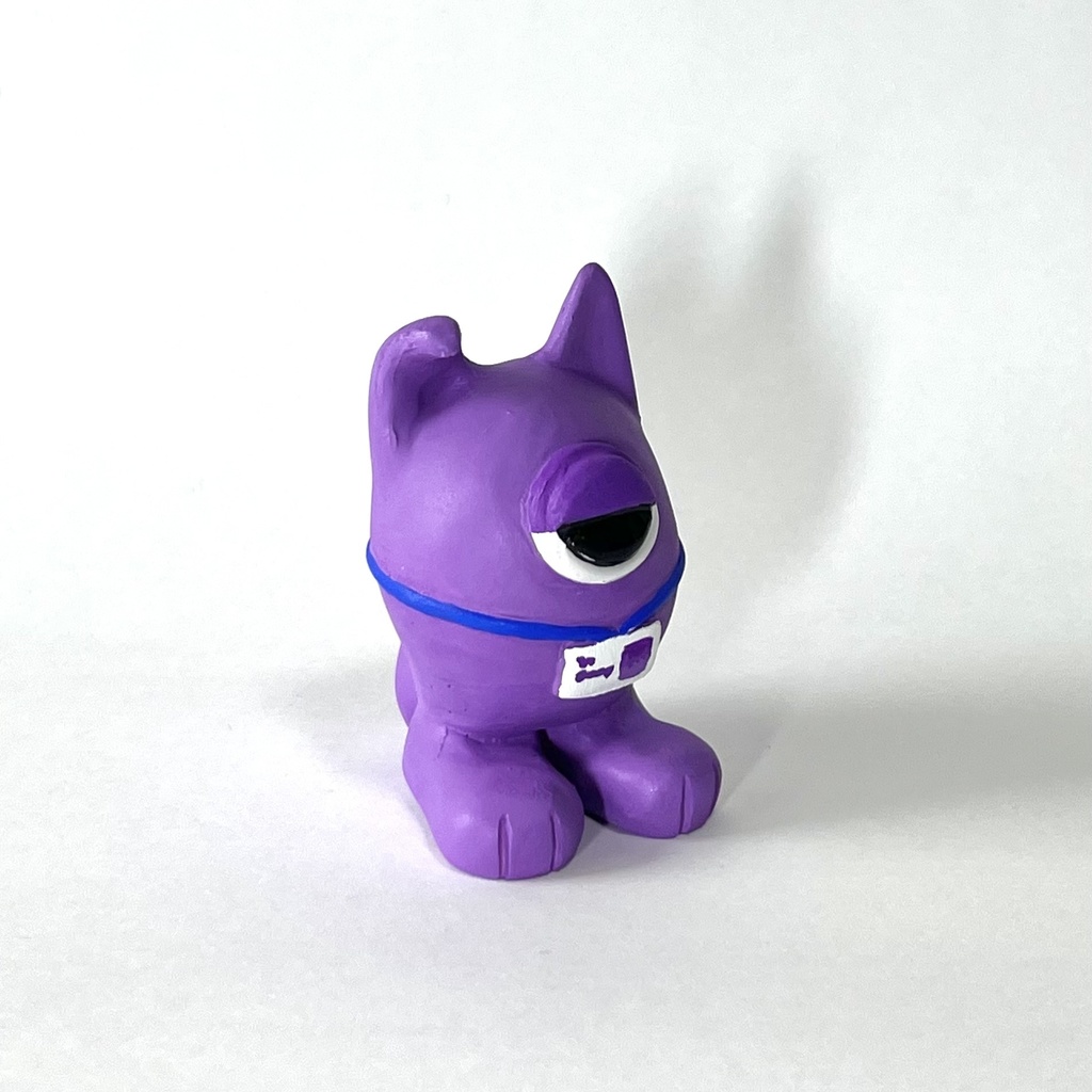 しゃもんず〈はんめ〉レジンフィギュア(パープル)