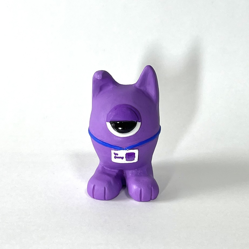 しゃもんず〈はんめ〉レジンフィギュア(パープル)