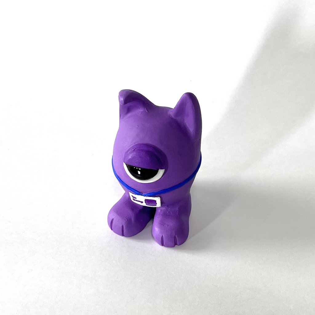 しゃもんず〈はんめ〉レジンフィギュア(パープル)