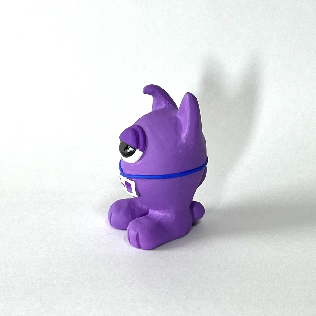 しゃもんず〈はんめ〉レジンフィギュア(パープル)