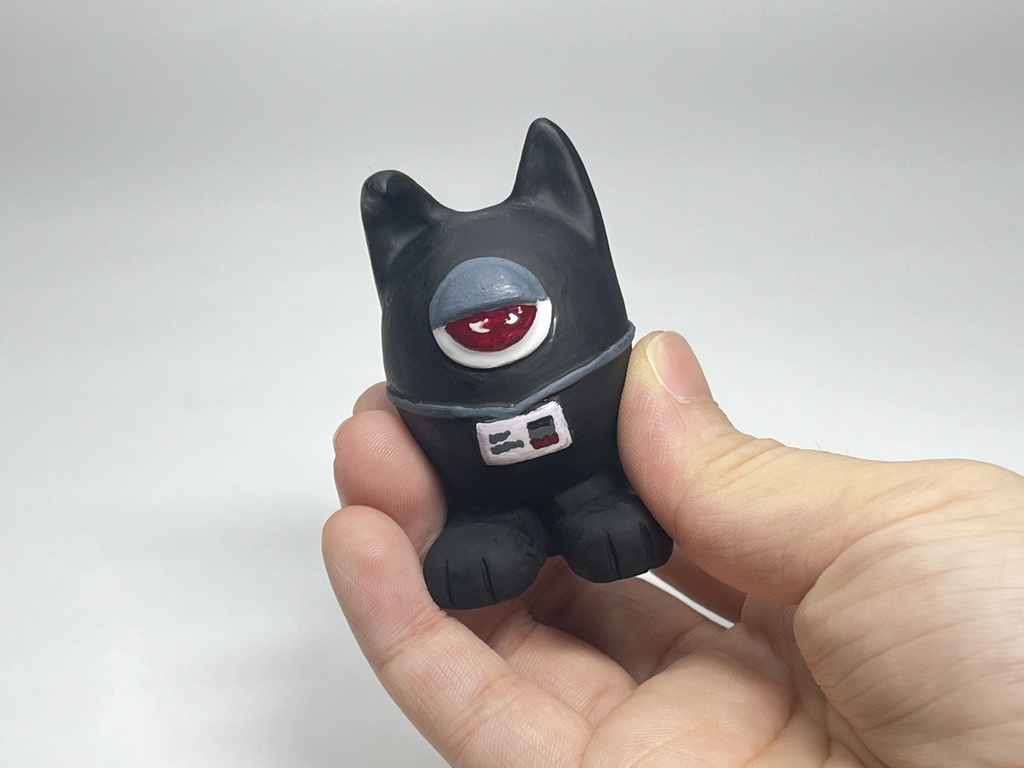 しゃもんず〈はんめ〉レジンフィギュア(ブラック)