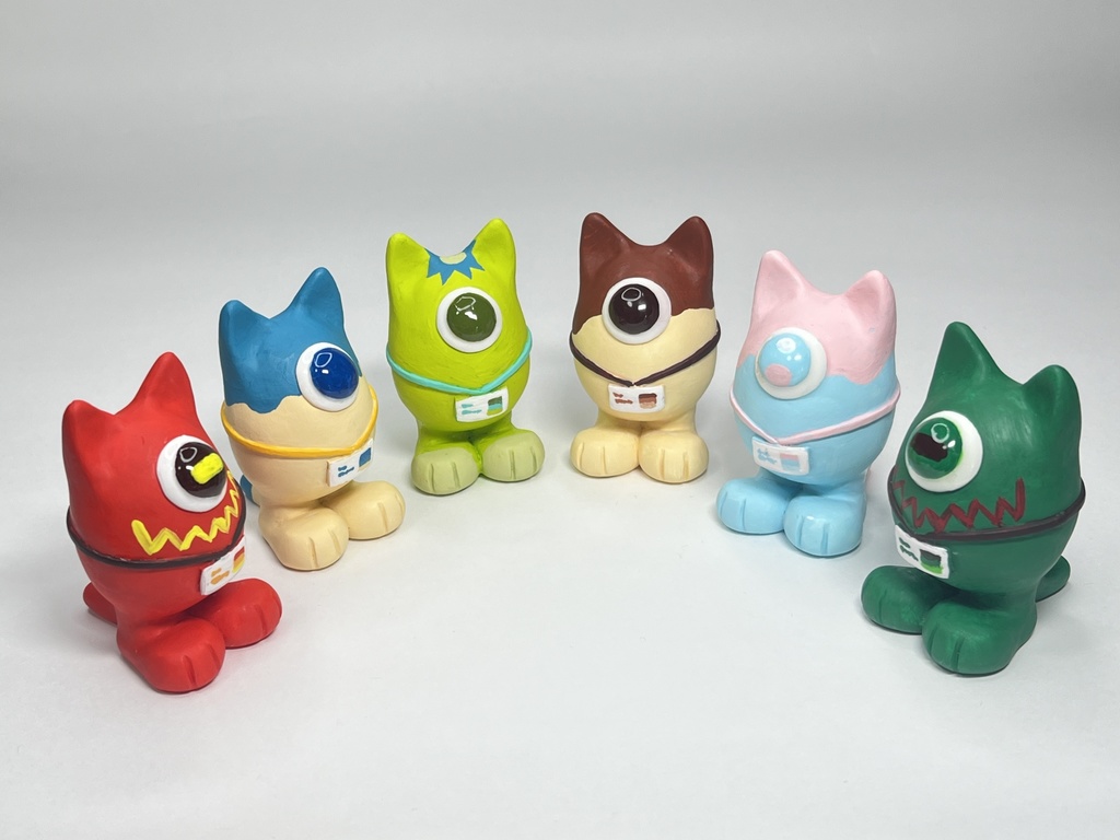 しゃもんず〈めめ〉レジンフィギュア(カラメル)