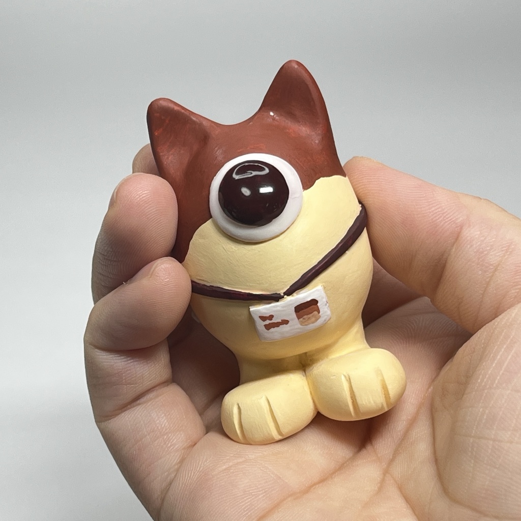 しゃもんず〈めめ〉レジンフィギュア(カラメル)