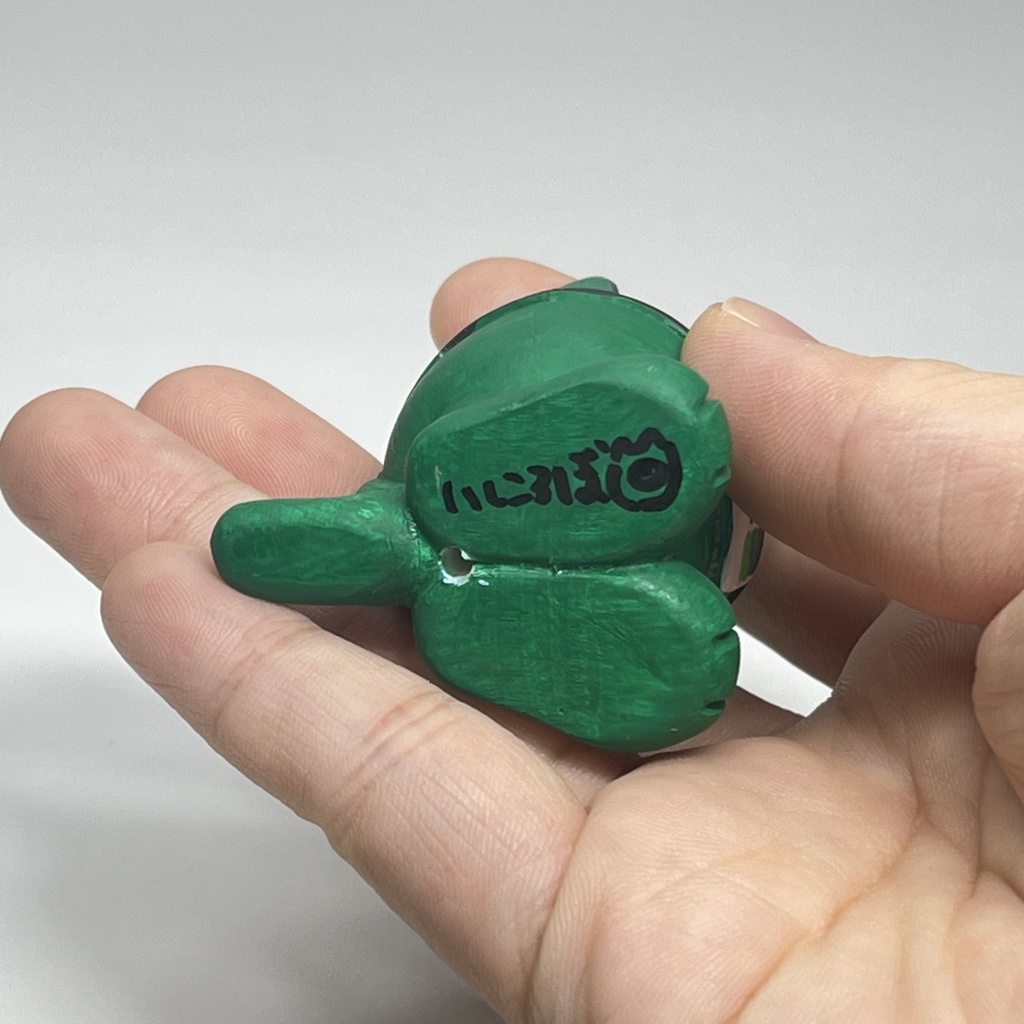 しゃもんず〈めめ〉レジンフィギュア(グリーンモンスター)