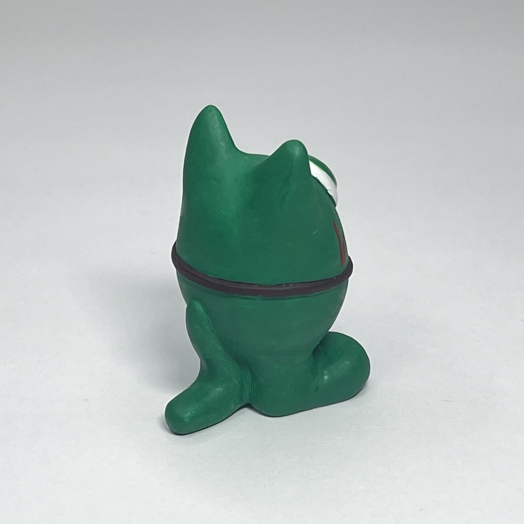 しゃもんず〈めめ〉レジンフィギュア(グリーンモンスター)