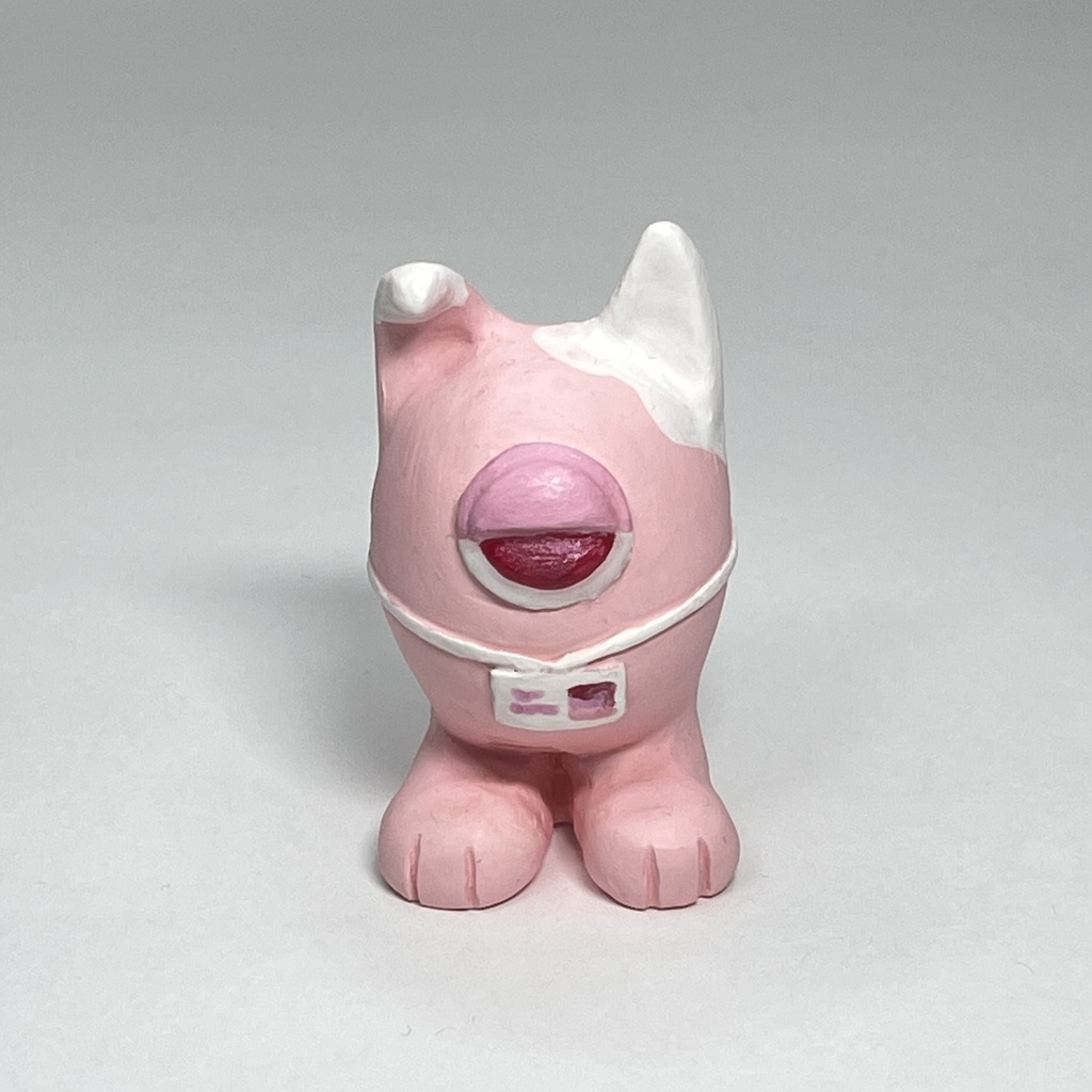 しゃもんず〈はんめ〉レジンフィギュア(いちごミルク)