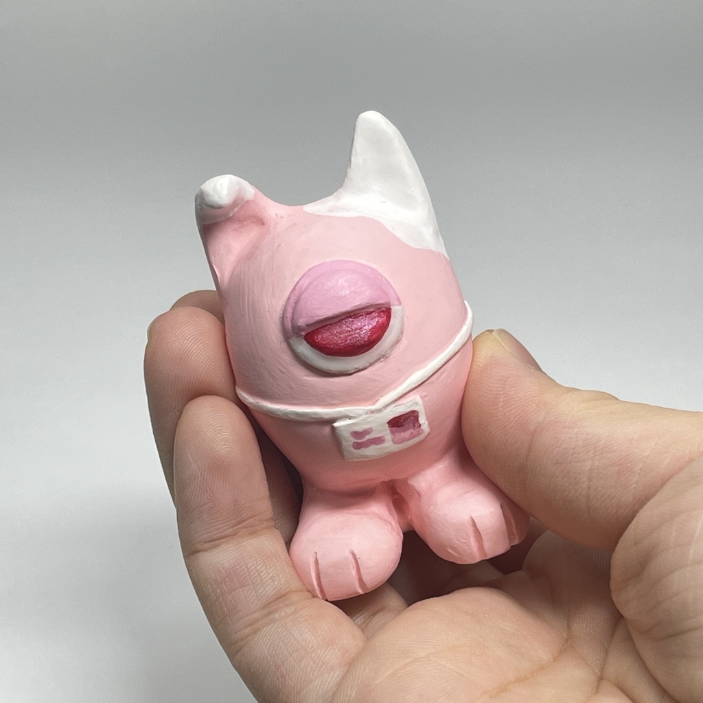 しゃもんず〈はんめ〉レジンフィギュア(いちごミルク)