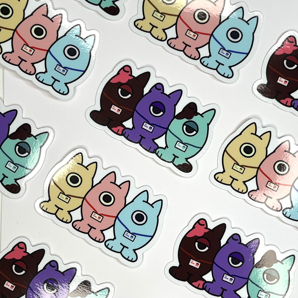 しゃもんずステッカー