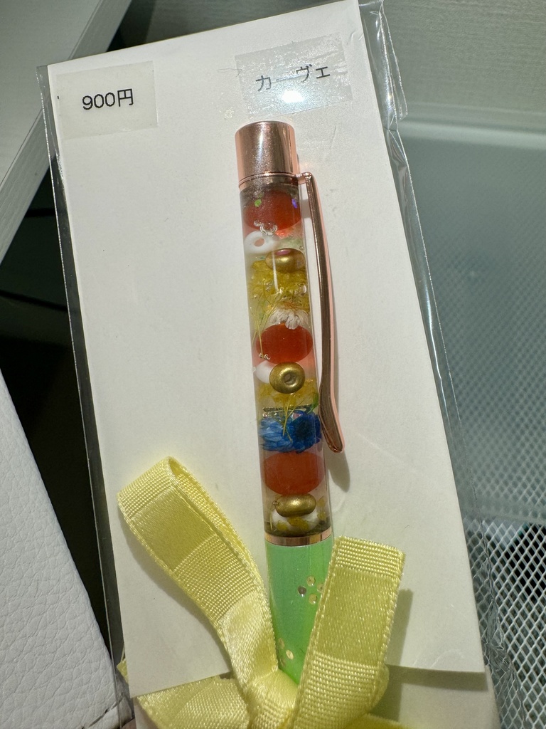 原神キャライメージ ハーバリウムボールペン