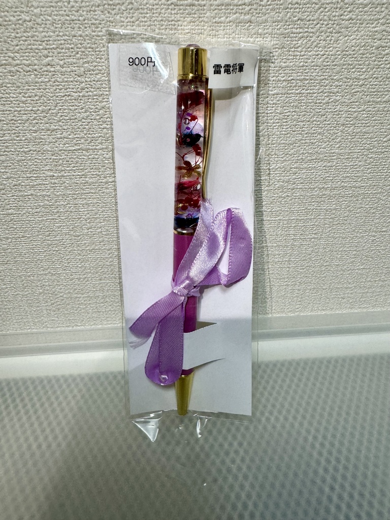 原神キャライメージ ハーバリウムボールペン