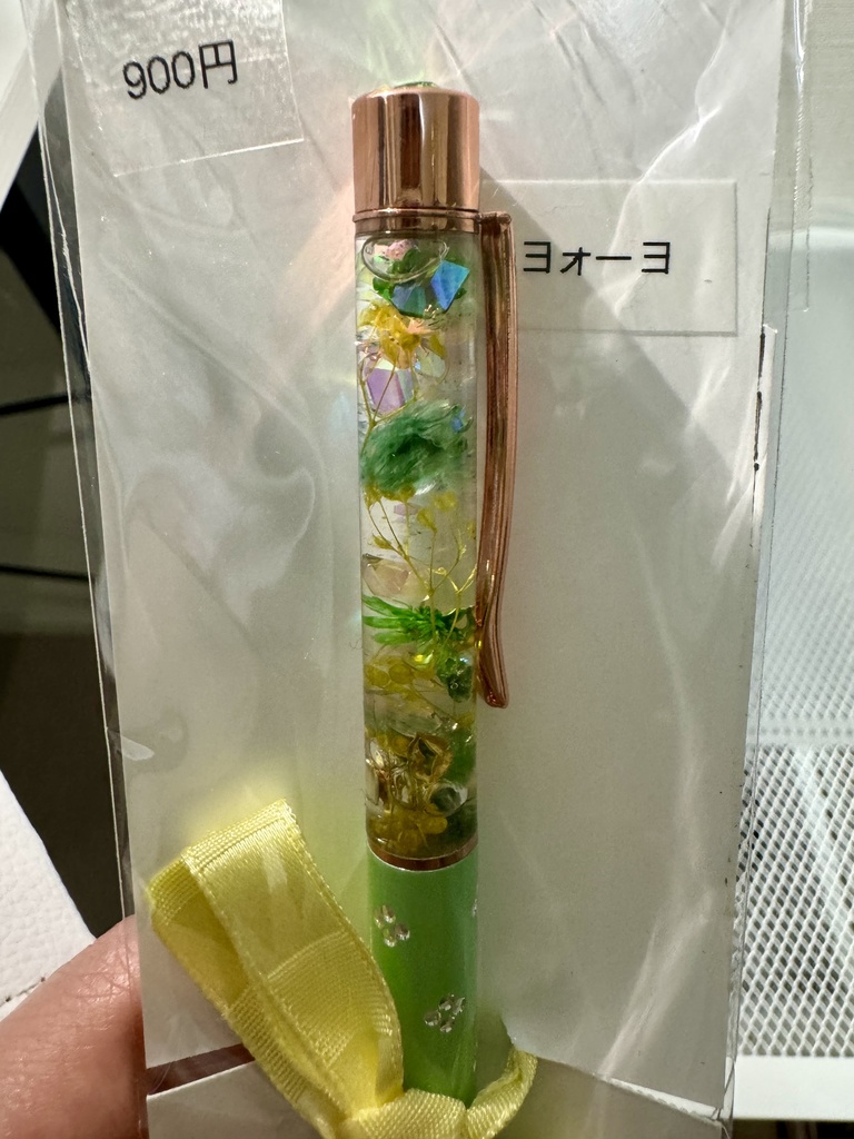 原神キャライメージ ハーバリウムボールペン