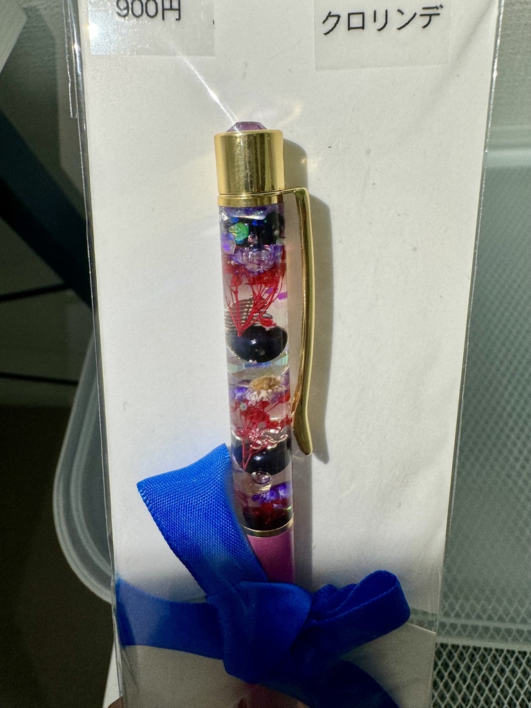 原神キャライメージ ハーバリウムボールペン