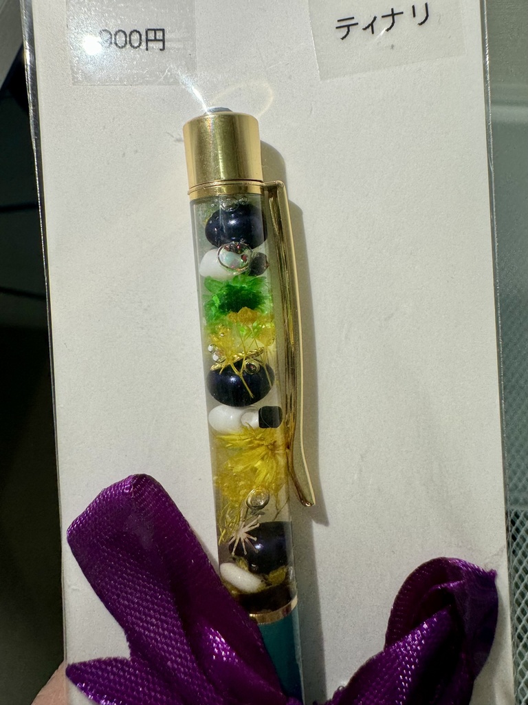 原神キャライメージ ハーバリウムボールペン