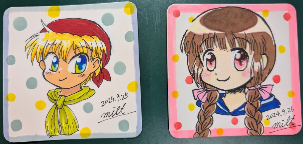 鑑賞用・紙コースター