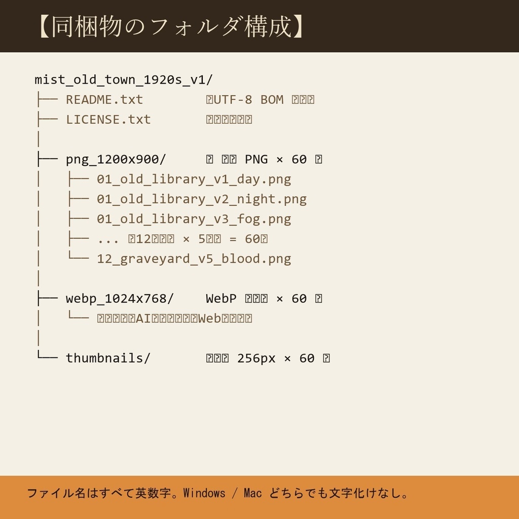 【TRPG背景素材】1920s 東海岸 霧の古都 60枚【ccfolia対応/商用OK】