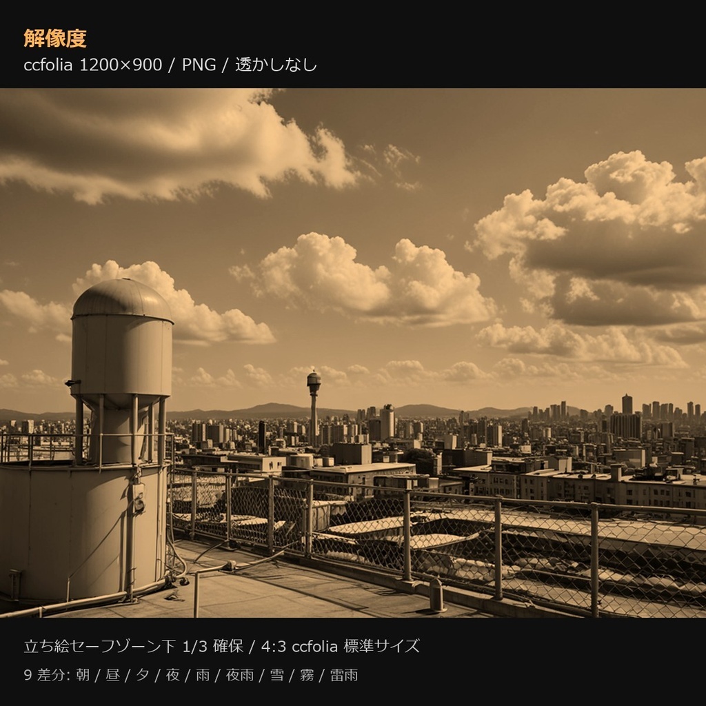 【製品版】TRPG背景sozai77シーン9差分(朝/昼/夜/雨/雪/霧/雷…)693枚【ccfolia/AI生成/商用OK】