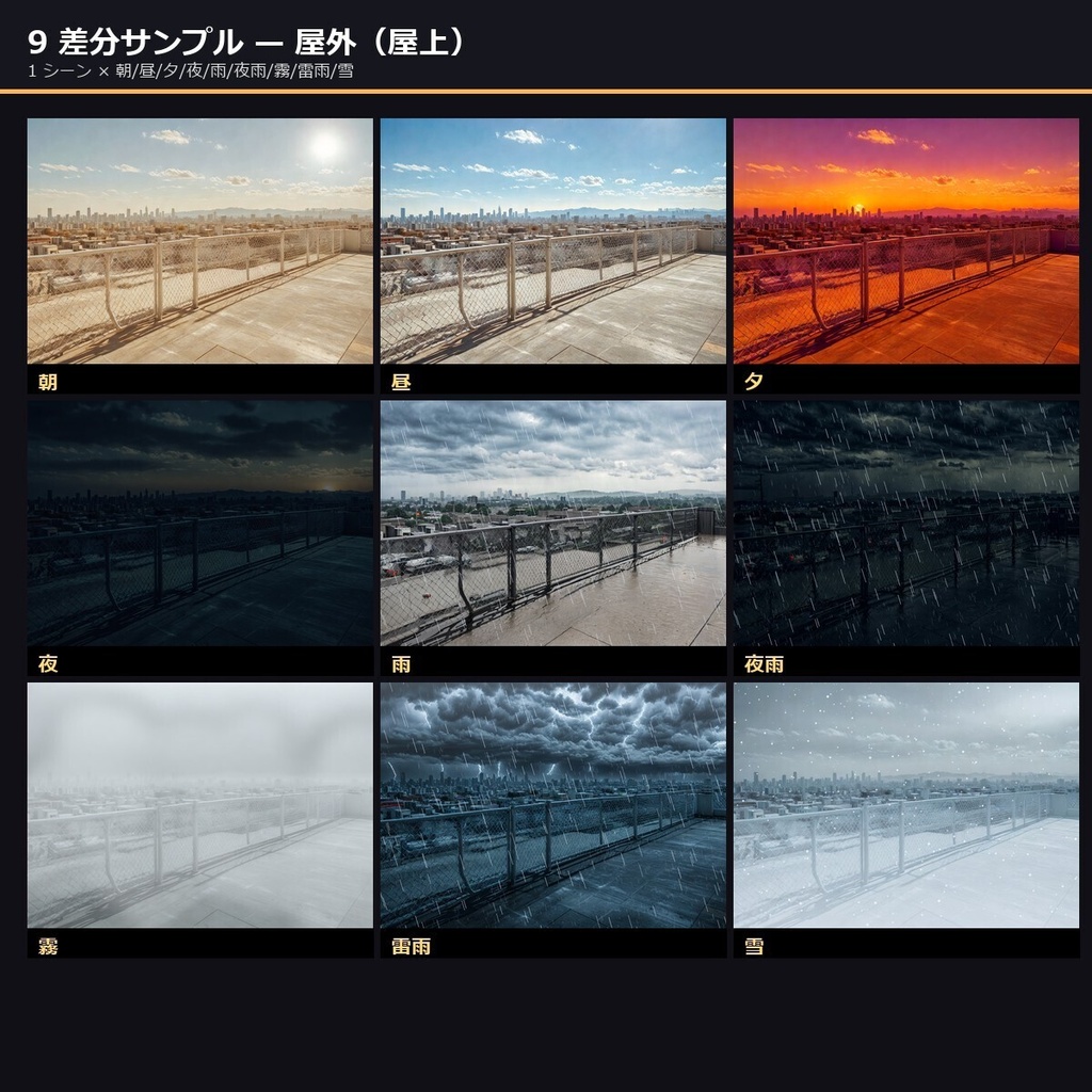 【学園恋愛用】TRPG背景素材sozai_gakuen77 79シーン×9差分=711枚【AI生成/リアル/ccfolia対応】