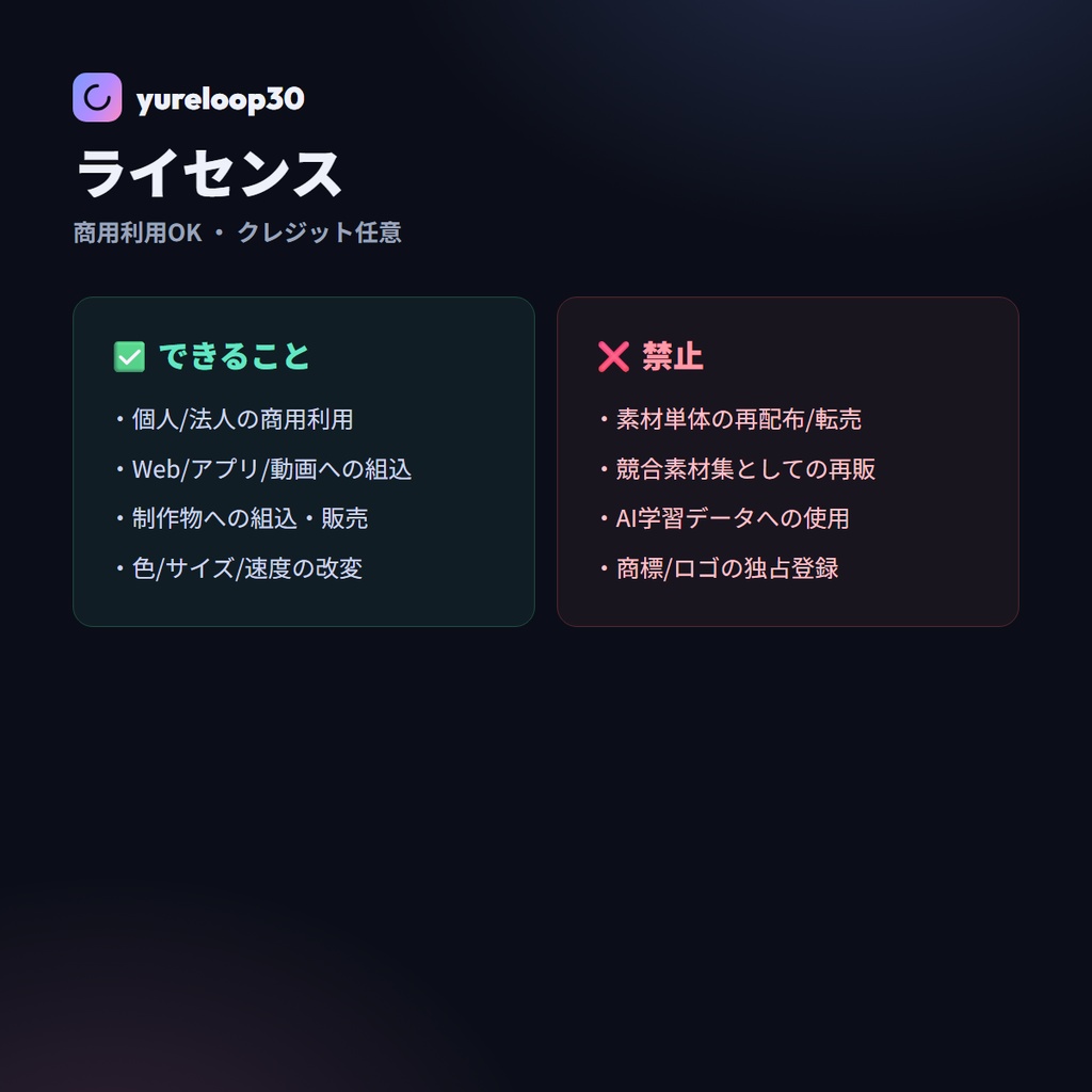動く七色UIローダー アニメSVG 30種 yureloop30【スピナー/コピペで動く・currentColor/七色RGB・商用OK】