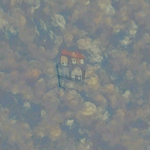 (無料サンプルあります!)「空に浮かぶ家」アート画像、アートgif