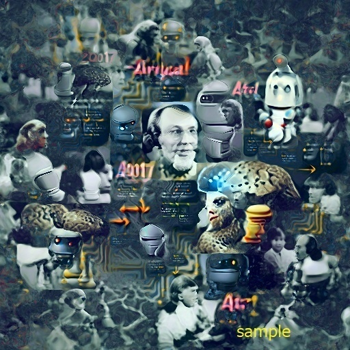 「人工知能の進化」アート画像