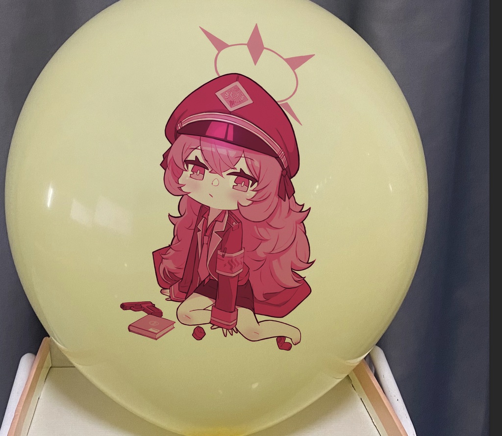 棗イロハイラスト風船　※予約済（完成度15％）