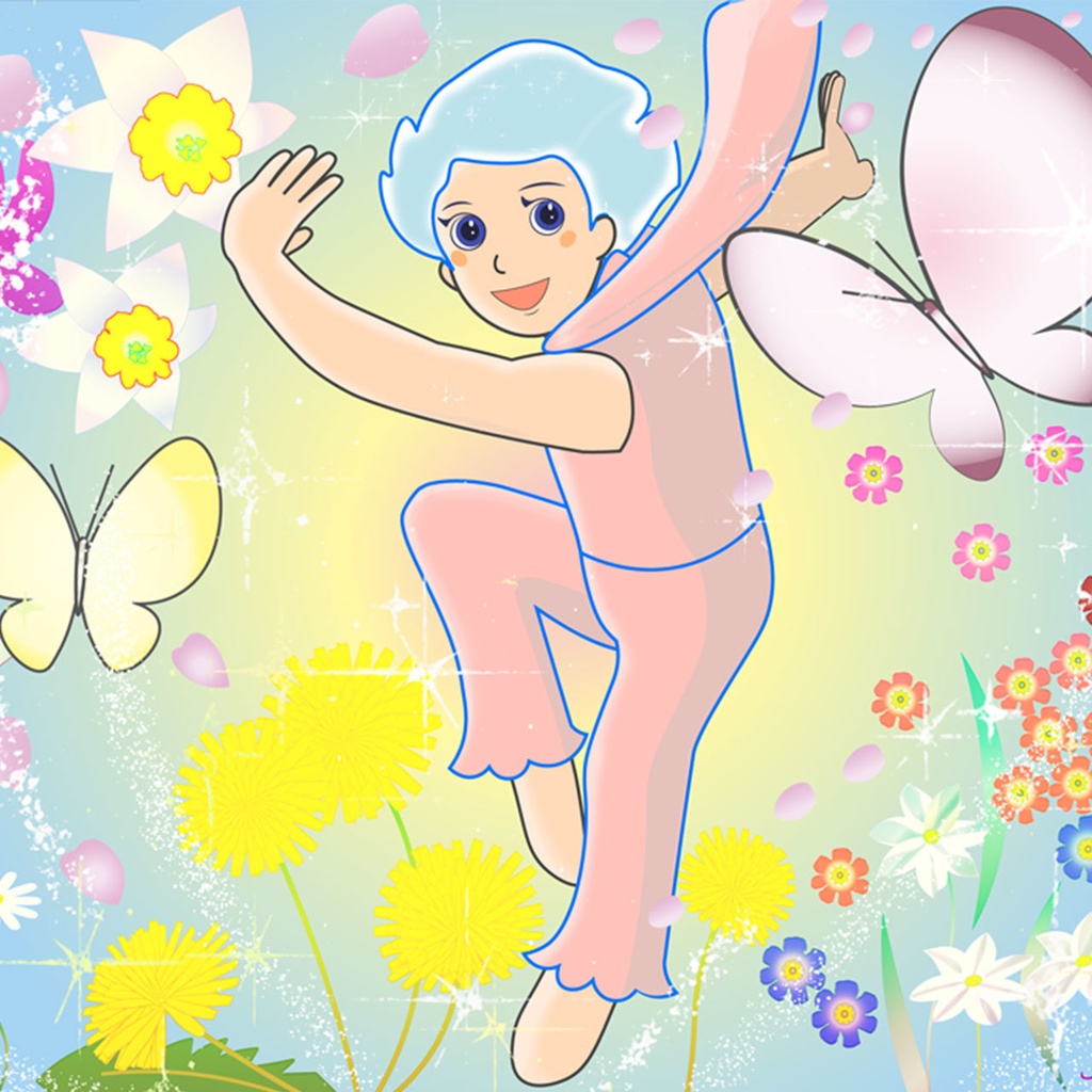 CRIER プリモアート『Spring Flowers and a Fairy — Creativity in Me(春の花々と妖精 — 私の中の創造性)』