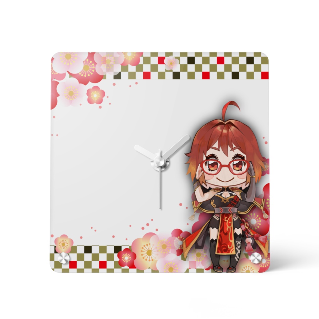 チビキャラアクリル時計