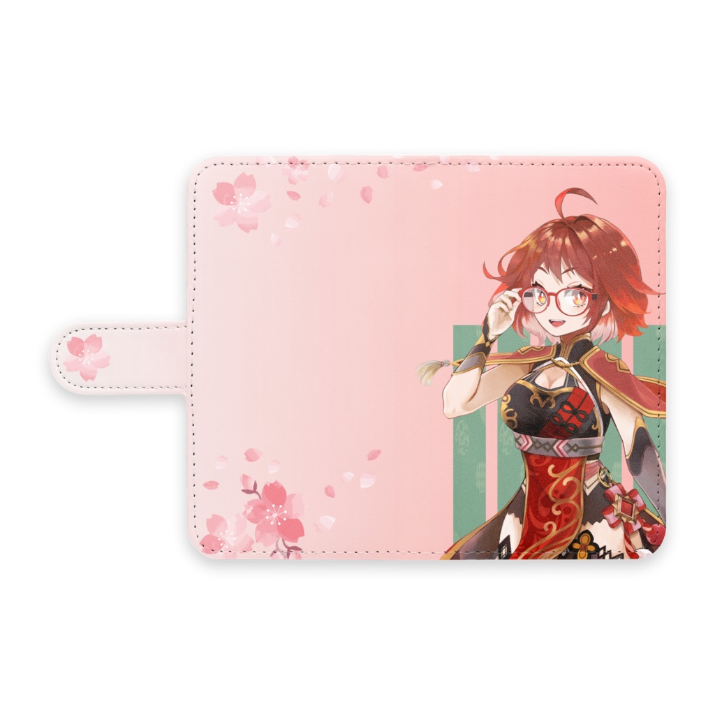 Androidケース 桜散るピンク Sサイズ