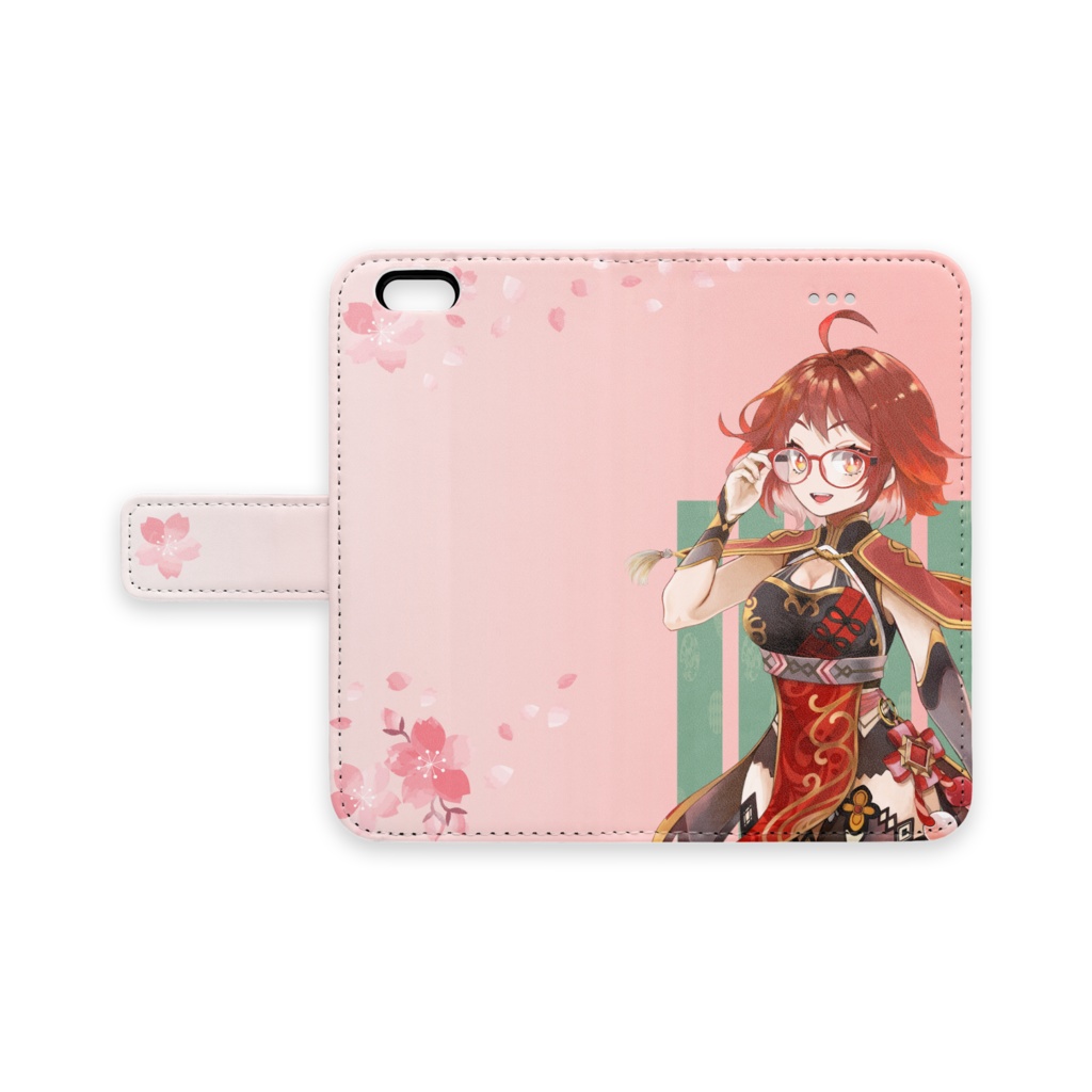 iPhoneケース 桜散るピンク iPhone6/6s