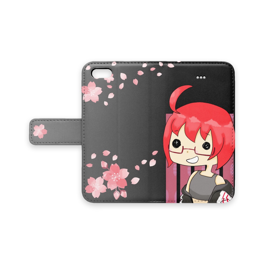 iPhoneケース　ぬーんブラック　iPhone5/5S/SE