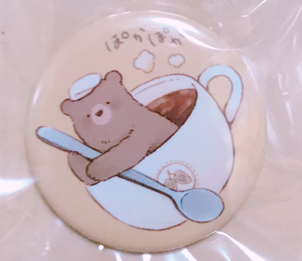くま缶バッジ