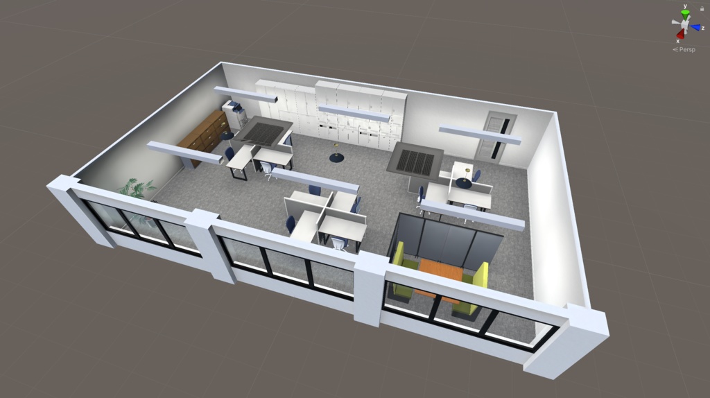 3Dモデル オフィス