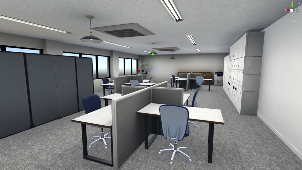 3Dモデル オフィス