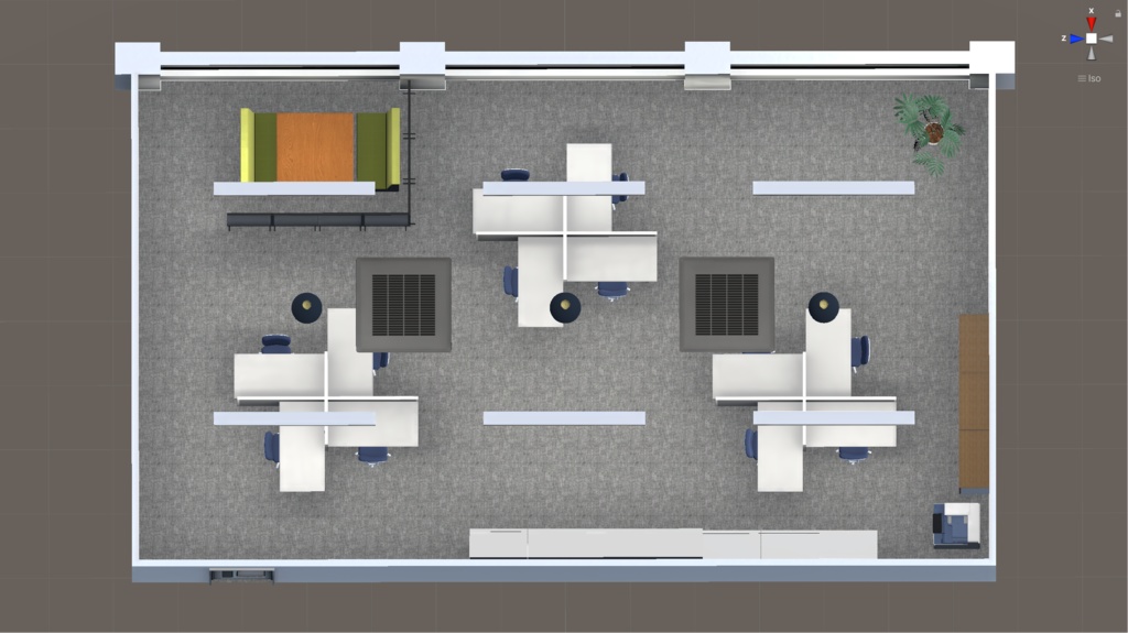 3Dモデル オフィス