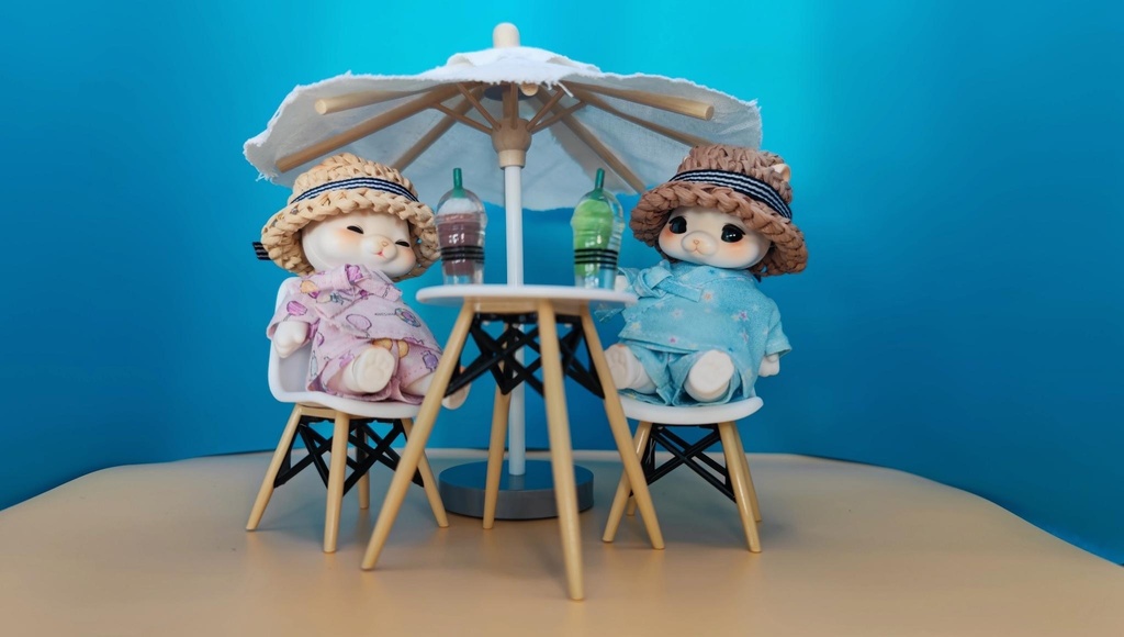 Cocoriang poi用 甚平 水色