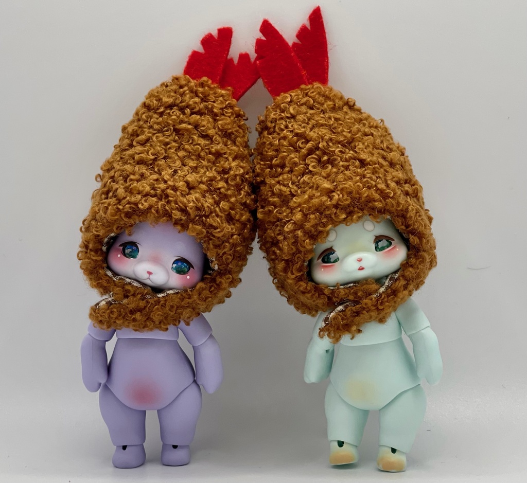 poi niya エビフライ えび天 被り物