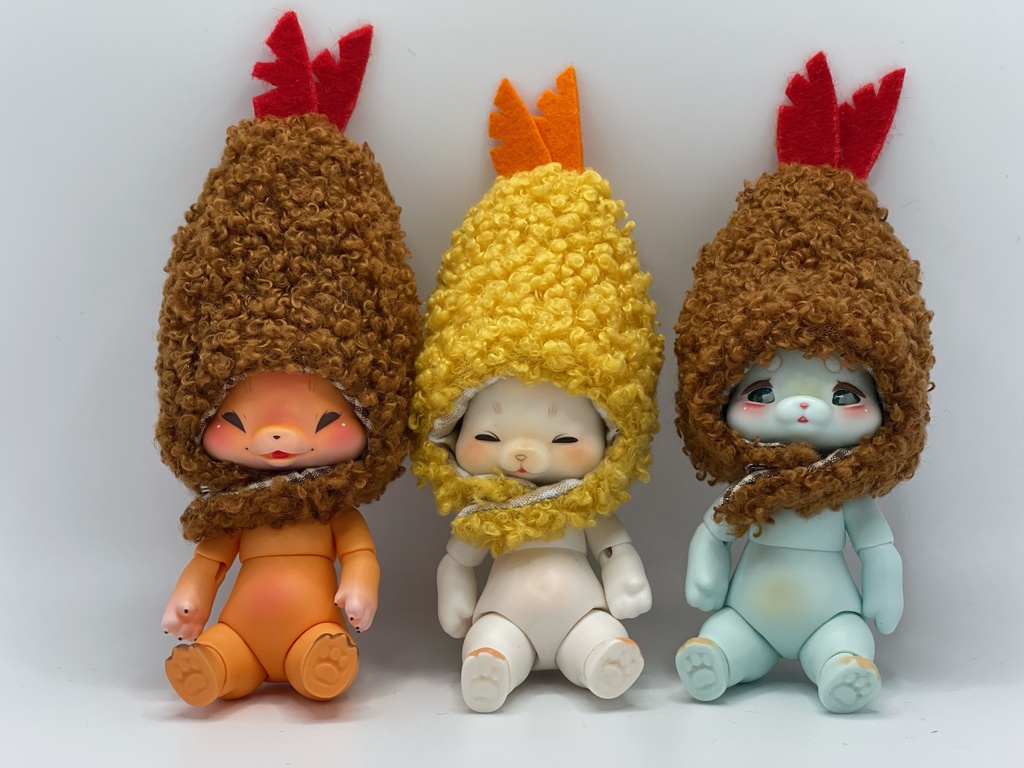 poi niya エビフライ えび天 被り物