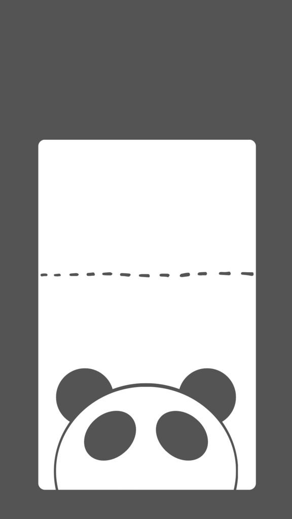 スマホの壁紙　パンダ