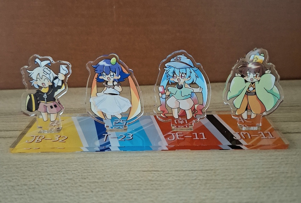 東西南北船橋アクリルジオラマ