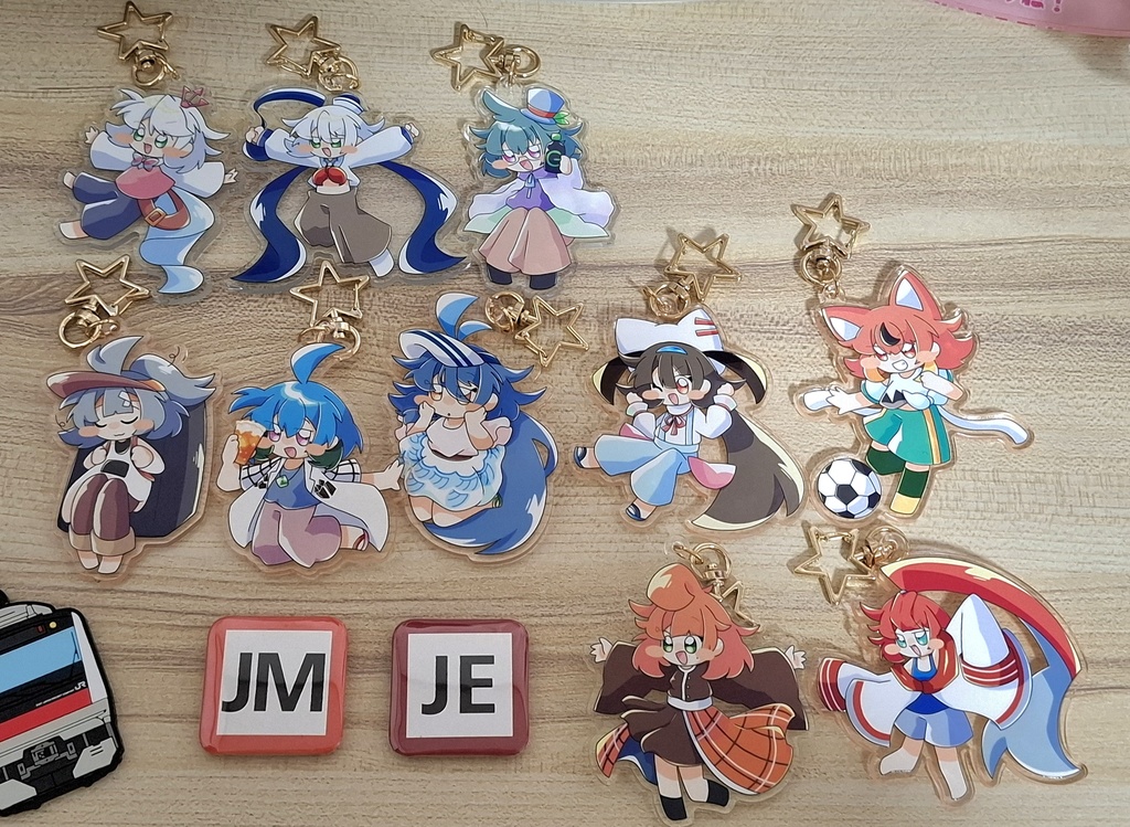 ムサムサさぬ版アクリルキーホルダー