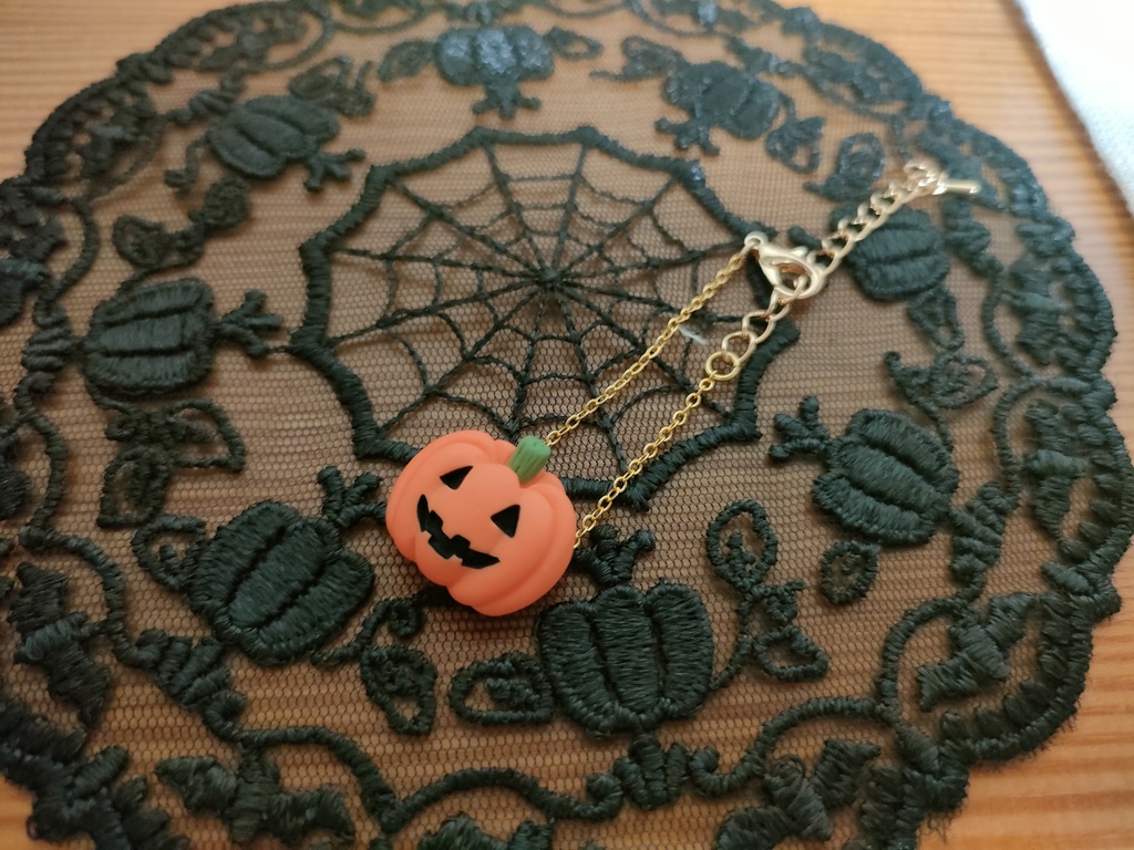 10センチ〜ぬいちゃん用ハロウィンジャック・オー・ランタンショルダーバッグ